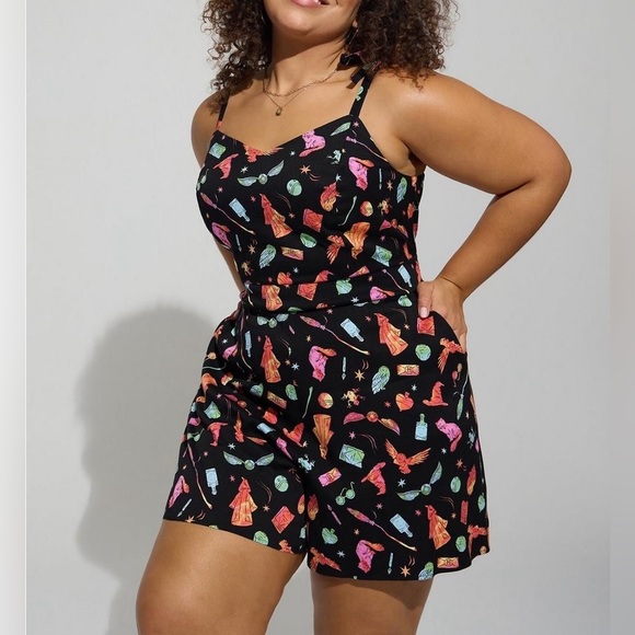 torrid Pants - Torrid Harry Potter Stretch Challis Romper Size 00